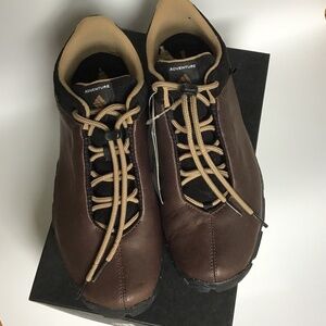NEW Adidas Men’s Adventure Shoes Size 9 Brown Leather